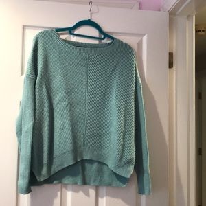 Bulky light blue sweater size large